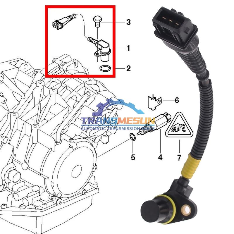 Versnellingssnelheidssensor 24357518732 voor de Mini Cooper R50 R52 1.6L GACVT16Z